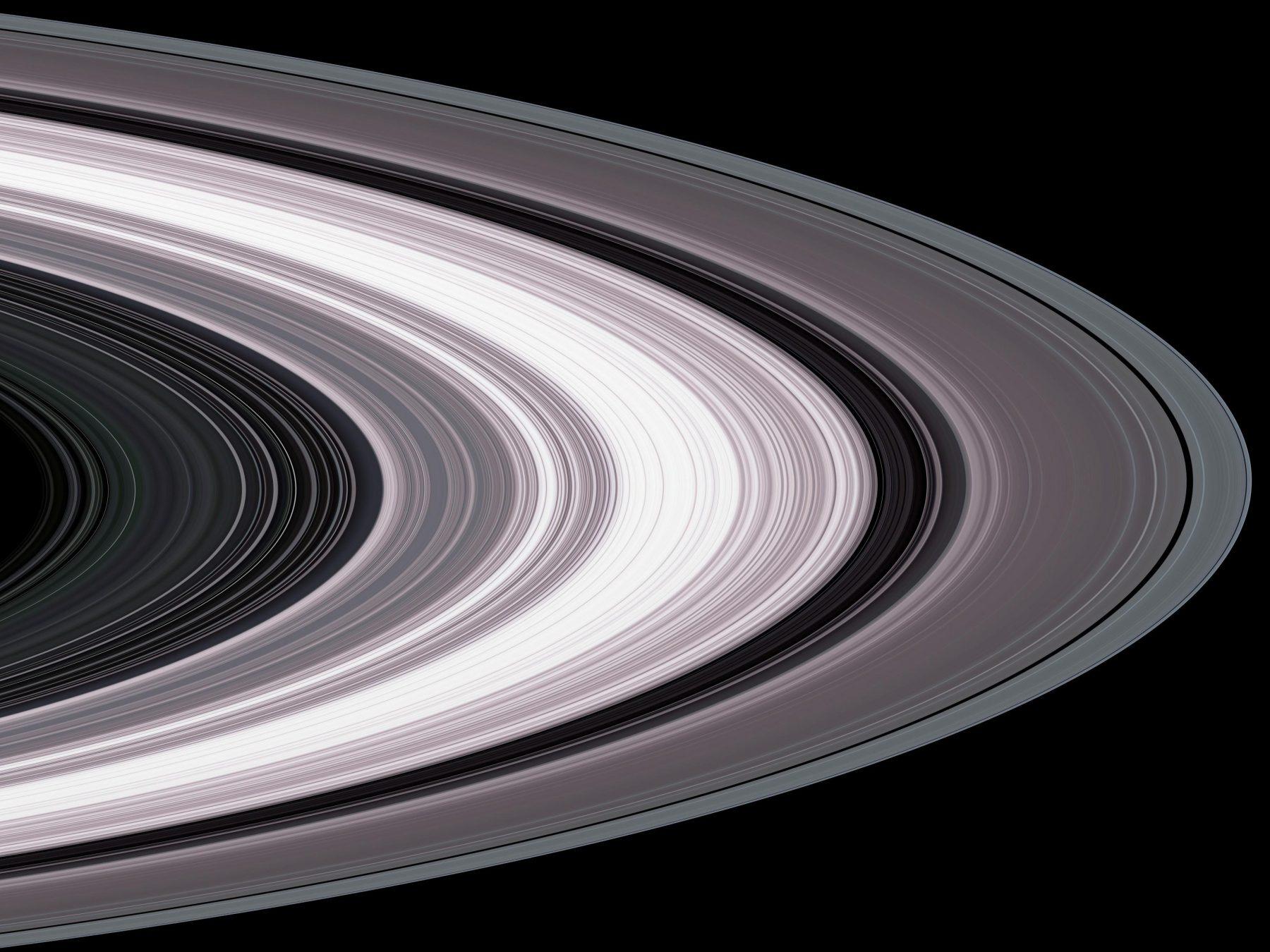 Кольца Сатурна фото Кассини