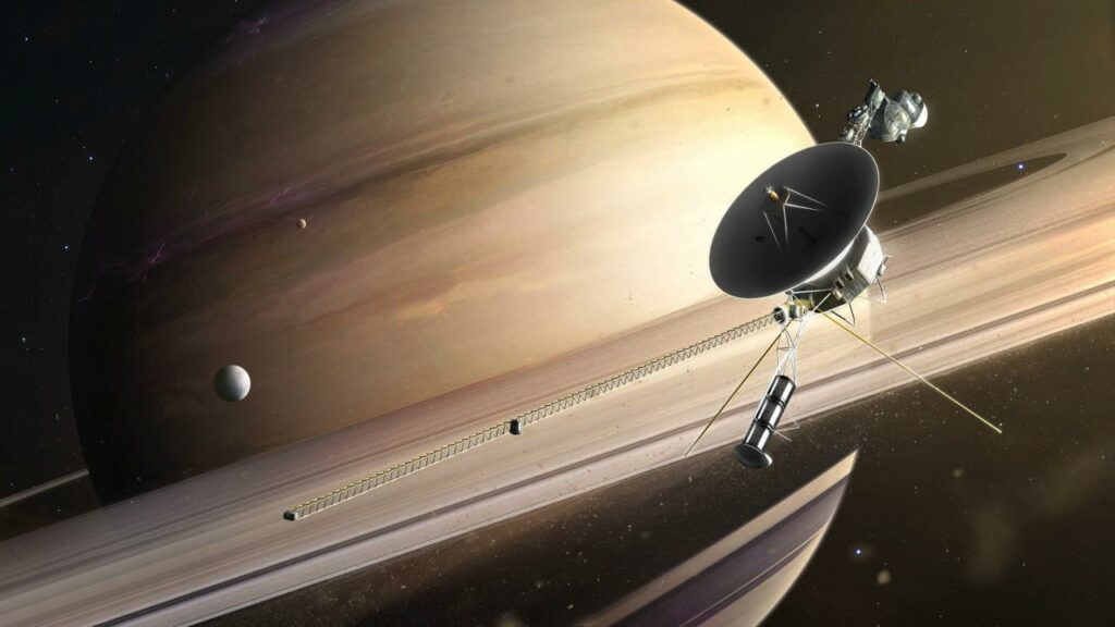 voyager 2 saturn earth