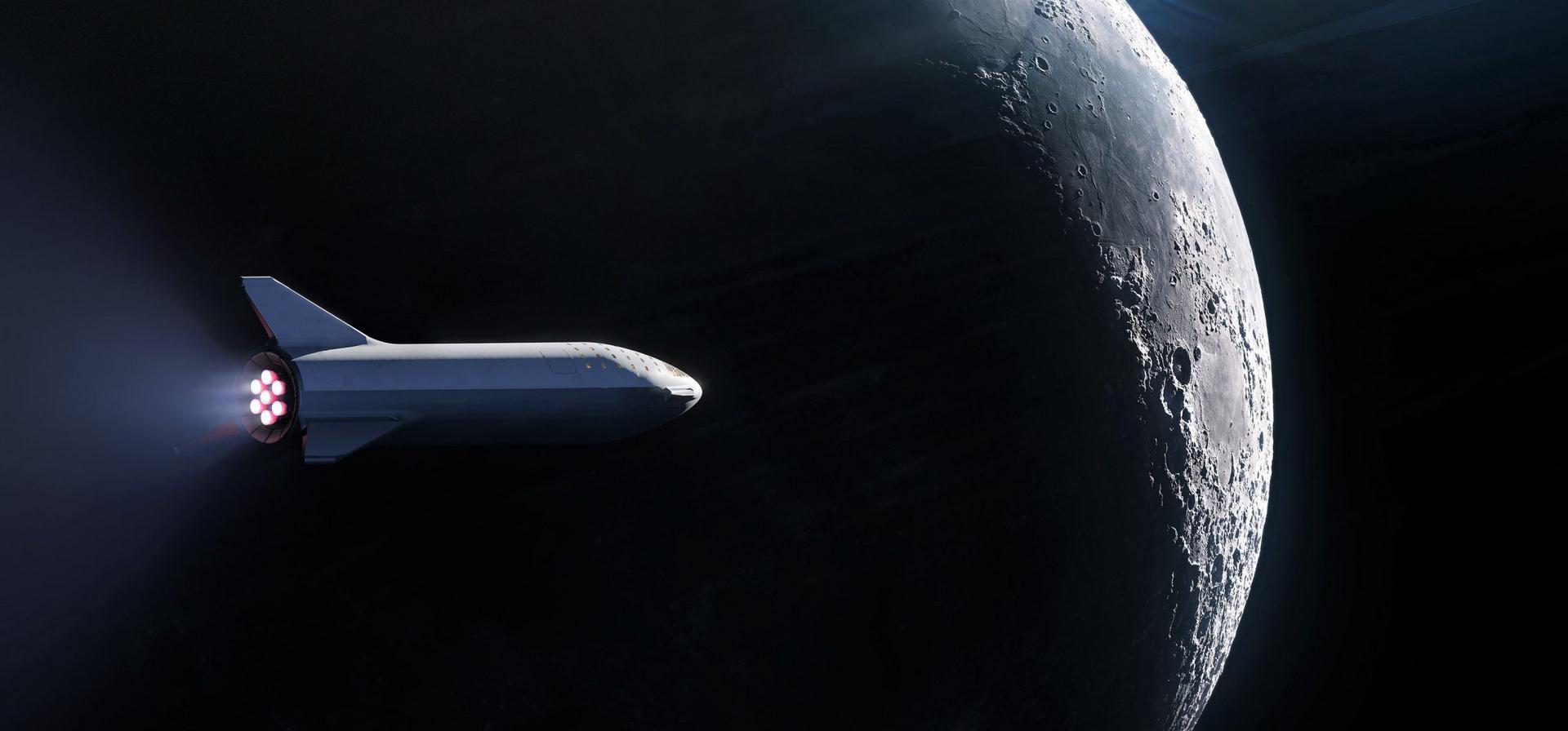 В понедельник SpaceX назовет имя первого лунного туриста