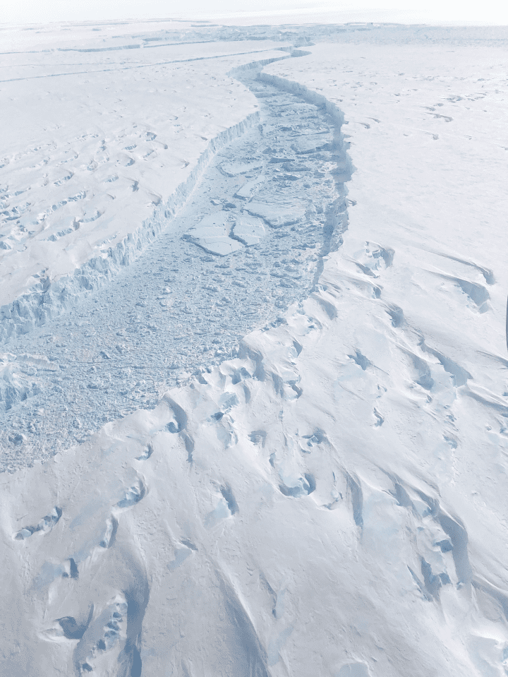Отступающий ледник Пайн-Айленд