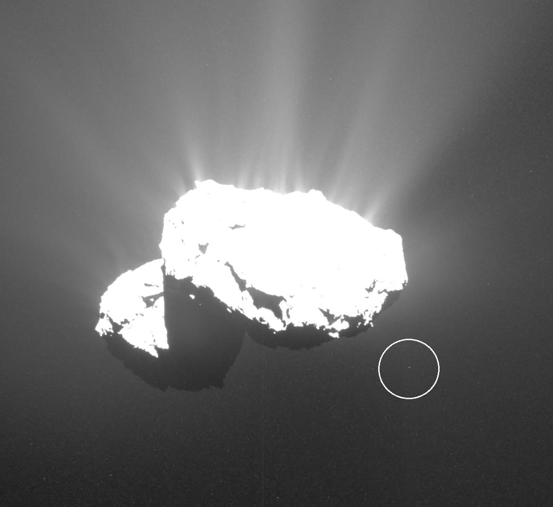 Неожиданный «компаньон» кометы Чурюмова-Герасименко