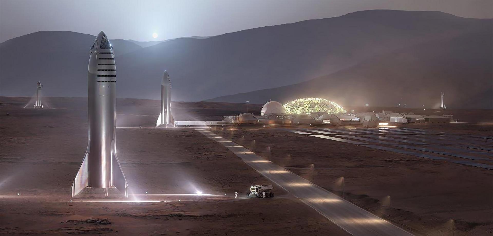 SpaceX shows how the colonization of Mars will look like