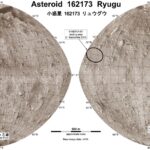 Карта астероида Рюгу. Источник: JAXA
