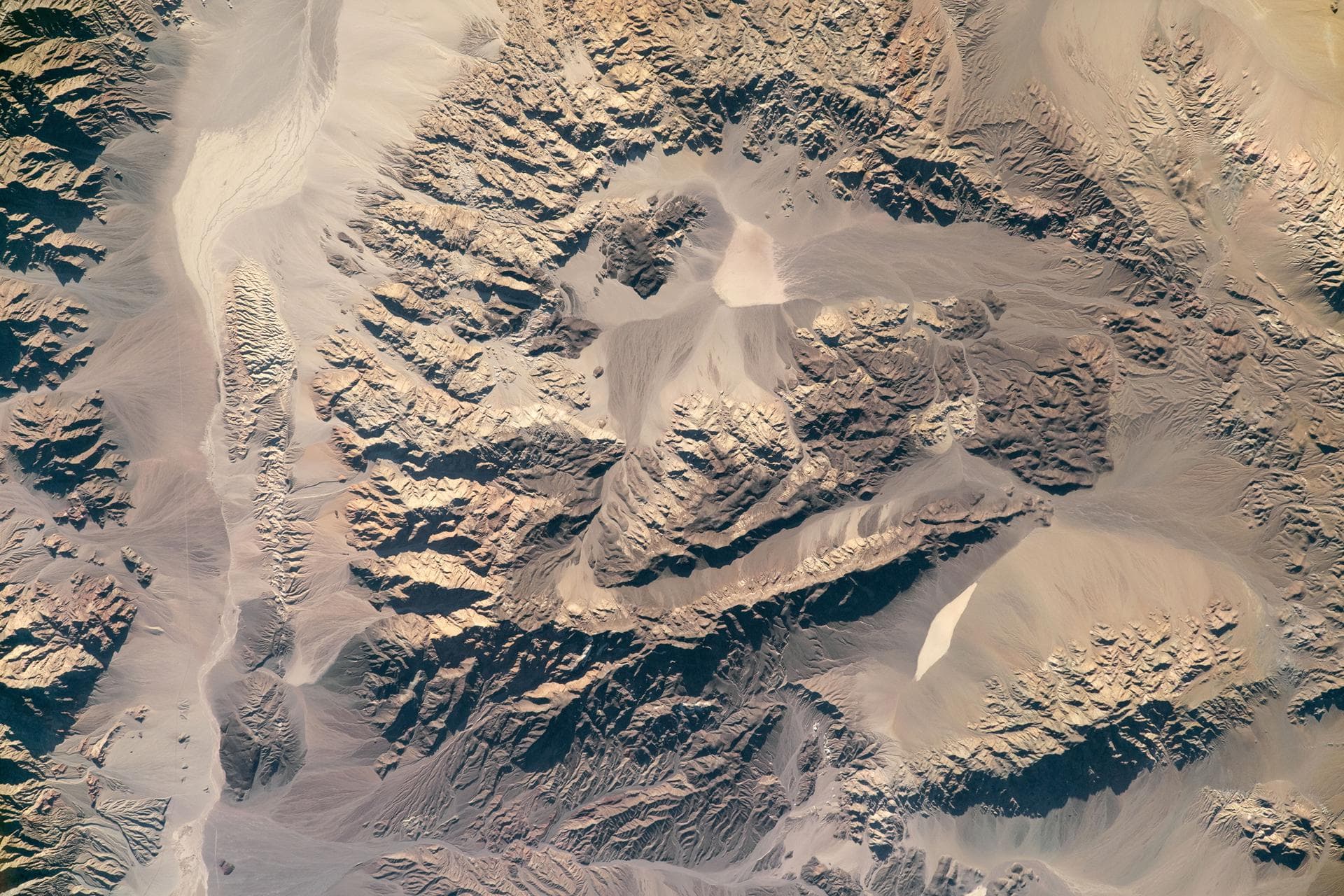 Гималаи снимок из космоса