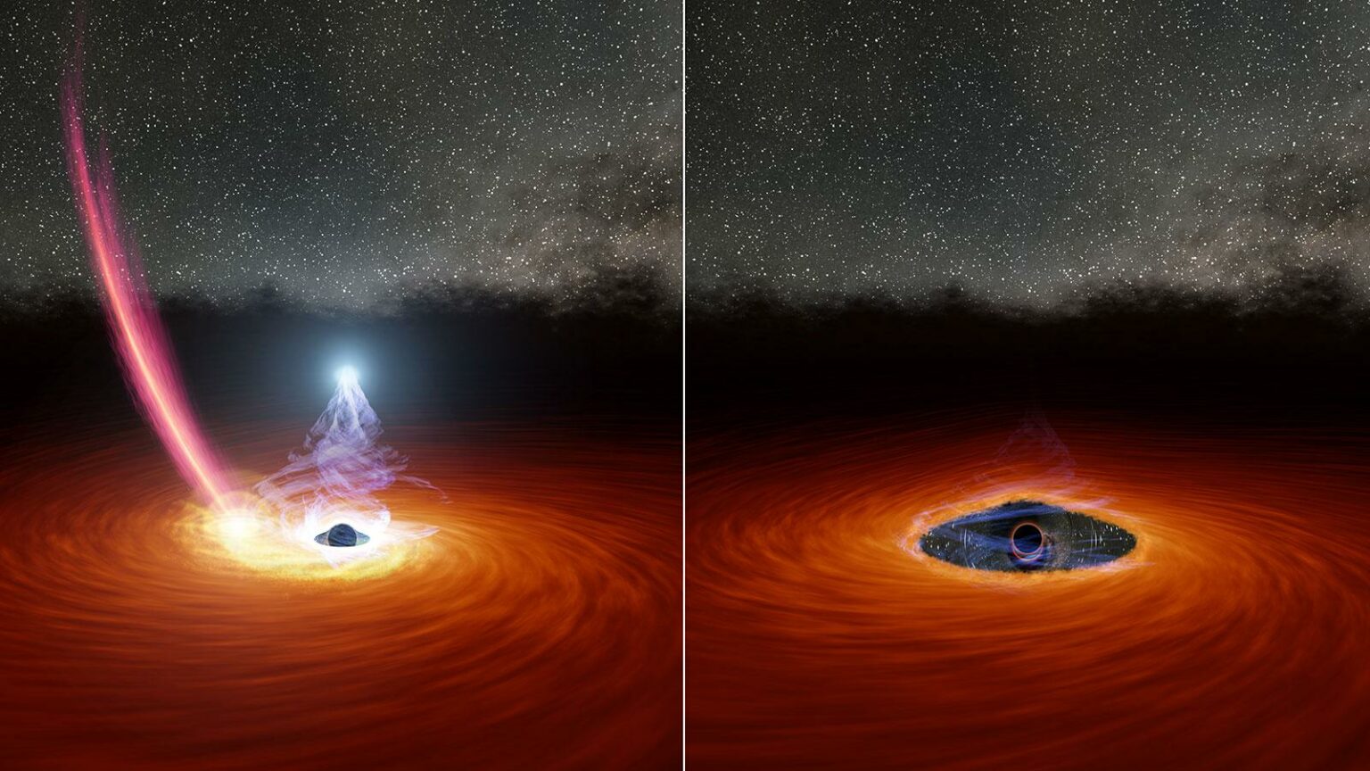Как выглядит черная дыра в космосе фото в реале