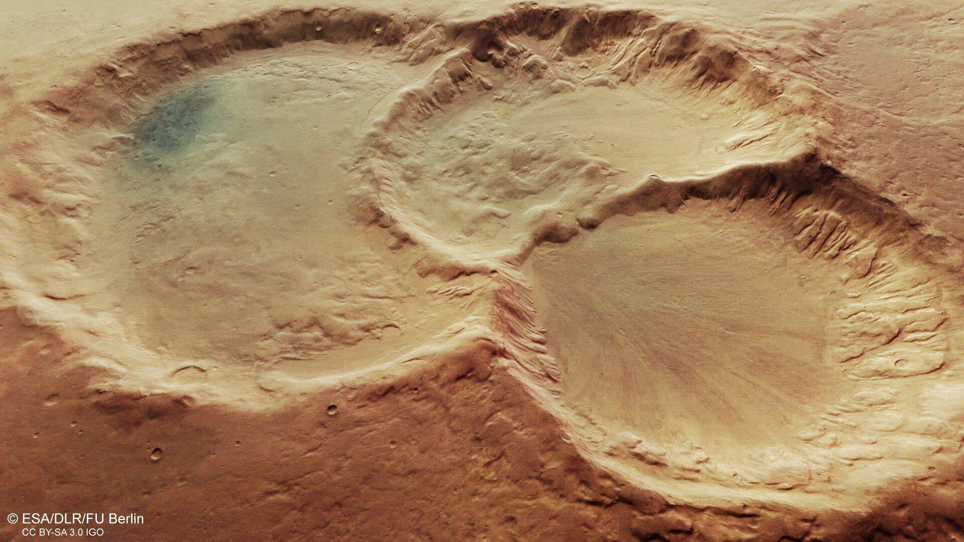 Кратеры на Марсе