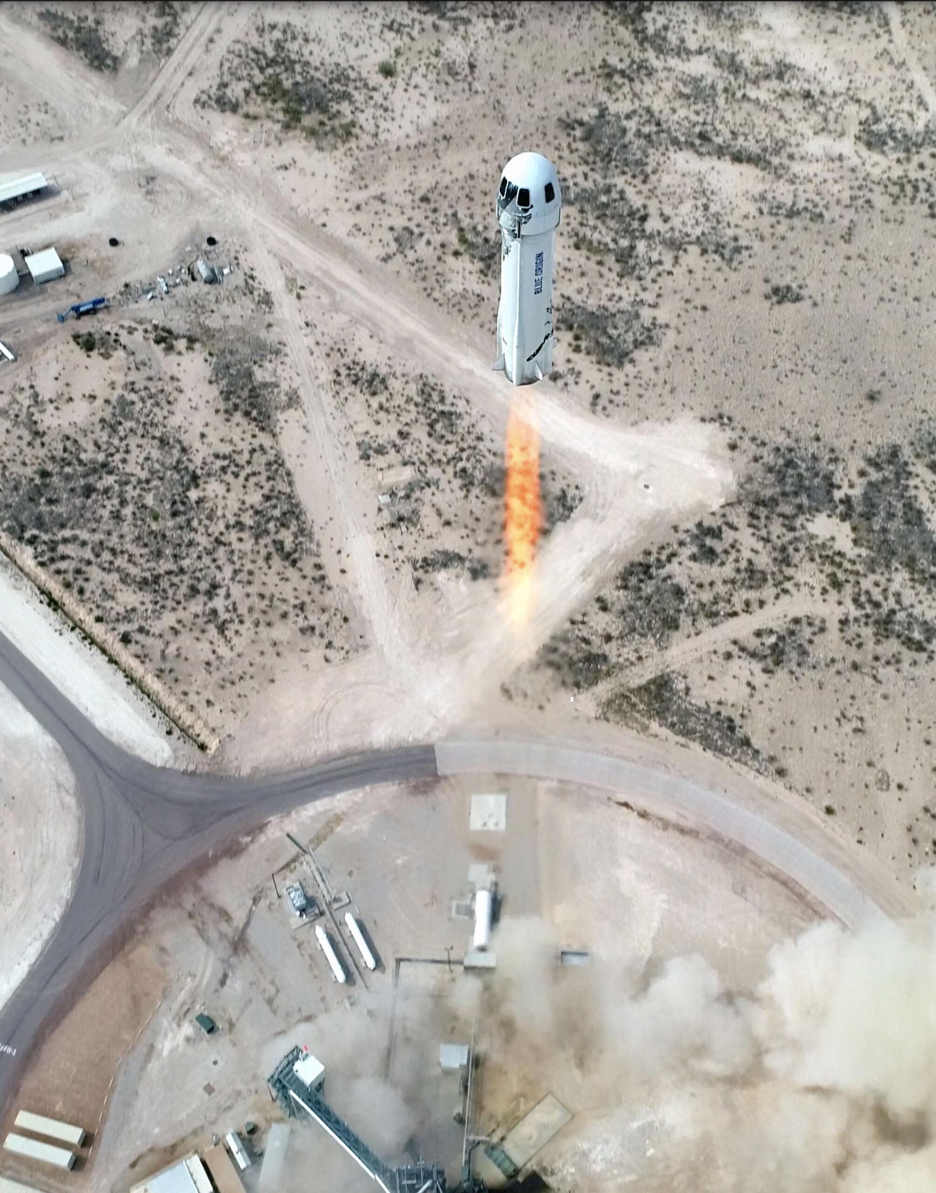 Blue Origin held a rehearsal of New Shepard manned launch