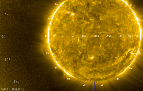 Solar Orbiter сфотографировал корональный выброс