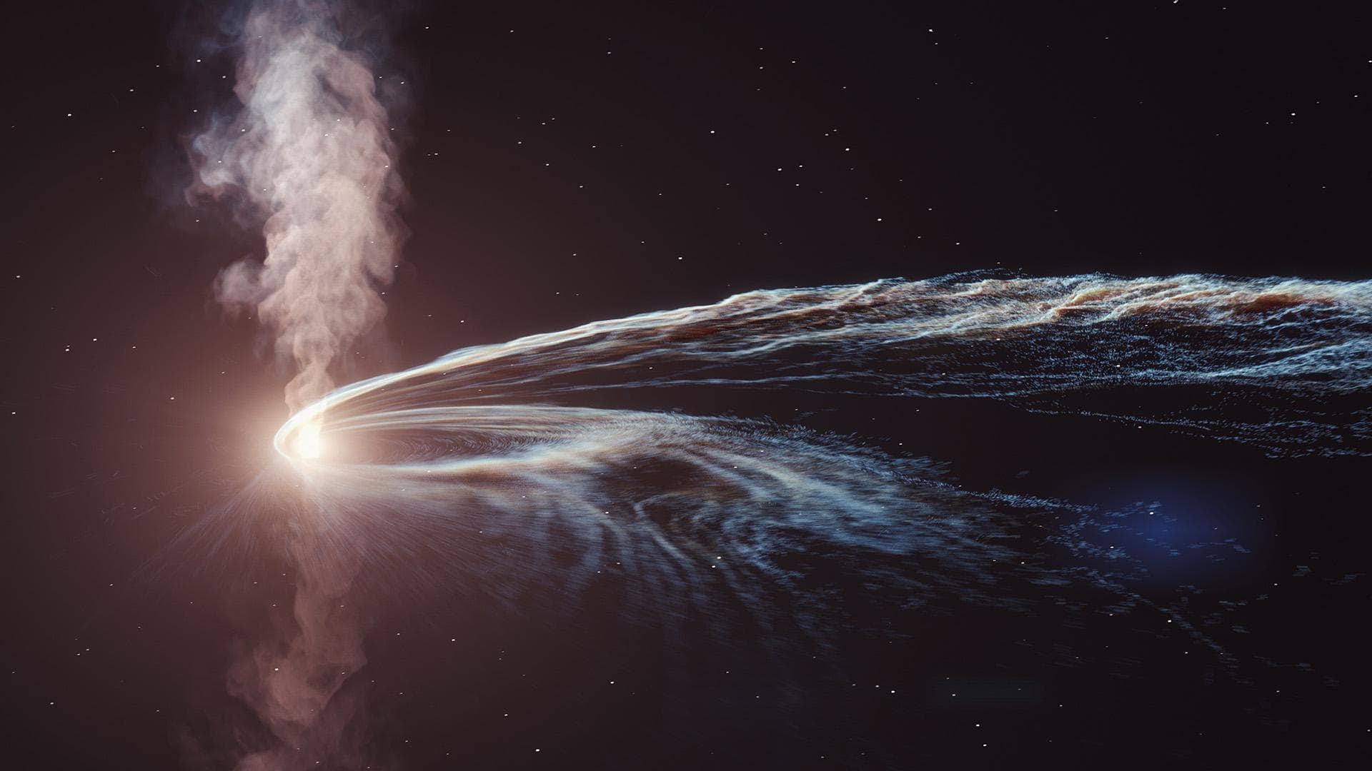 «Спектр-РГ» зареєстрував припливне руйнування зорі чорною дірою