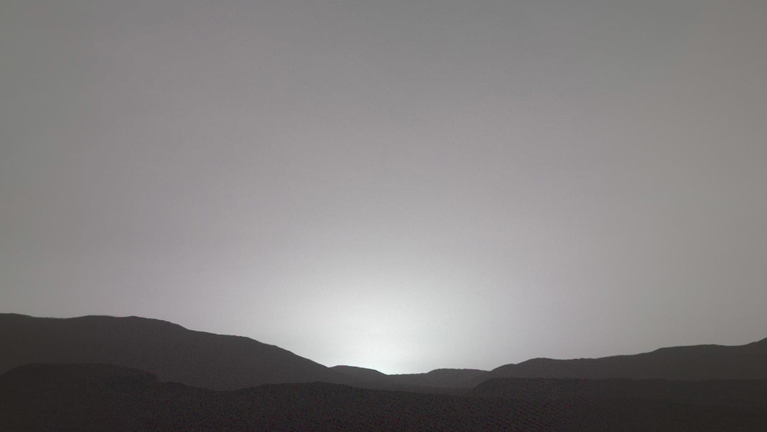 Закат на Марсе