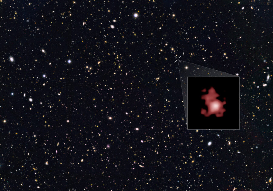 Found a record-breaking distant galaxy of the Universe