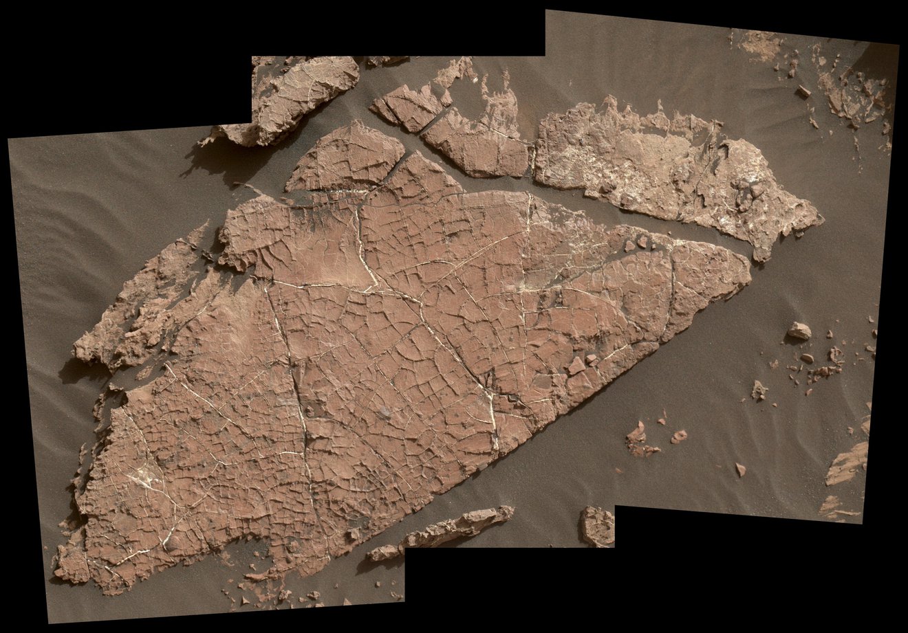 Кам'яна плита на Марсі