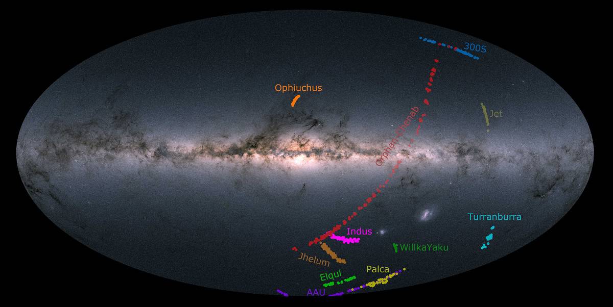 Вивчення зоряних потоків дозволить дослідити темну матерію поблизу Чумацького Шляху