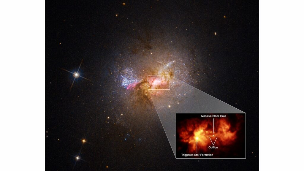 Черная дыра в карликовой галактике