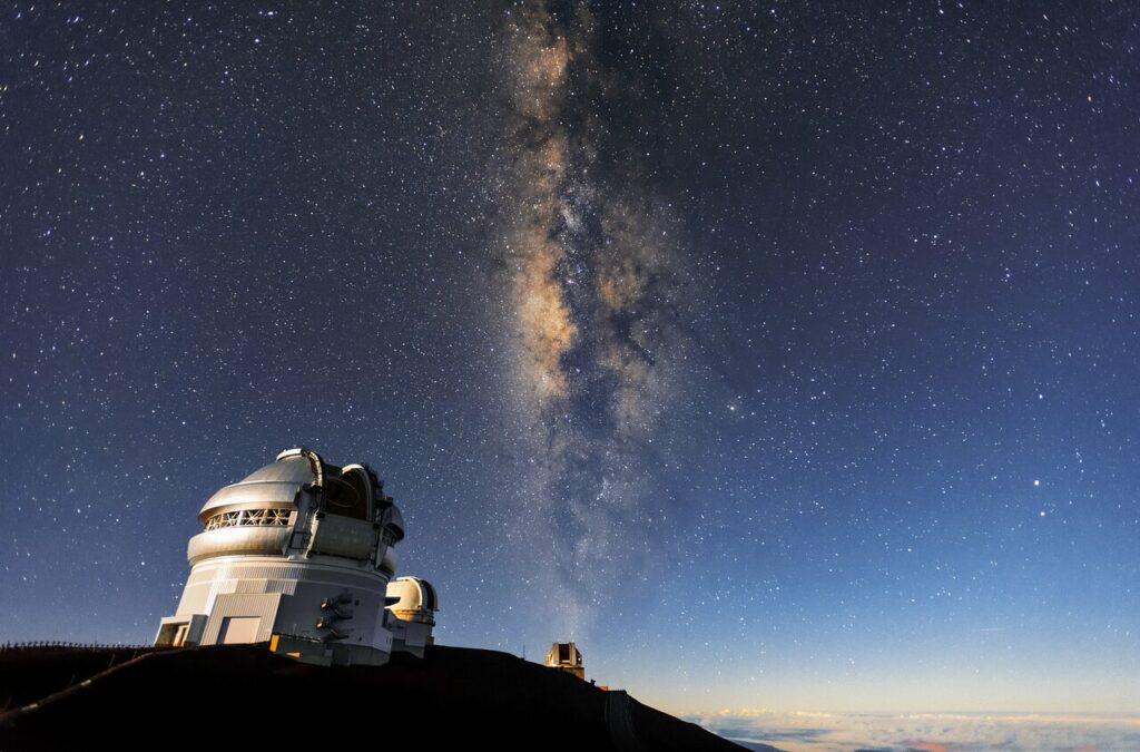 mauna kea observatory night