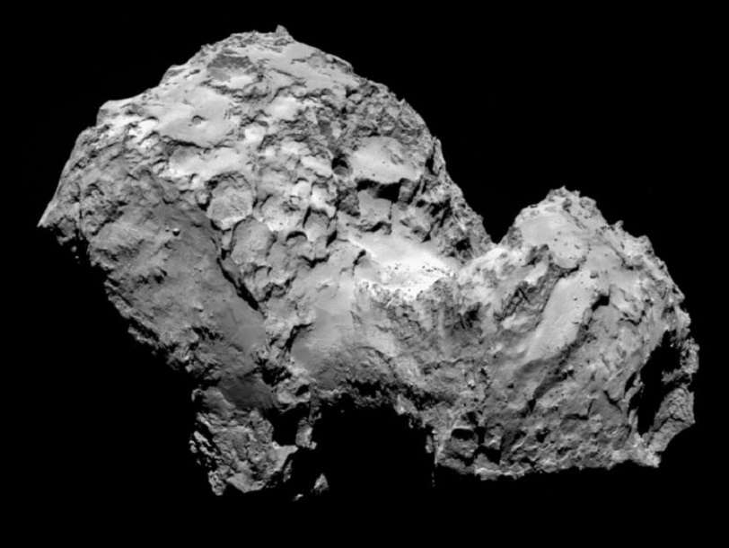 Комета Чурюмова-Герасименко, на якый знайшли кисень