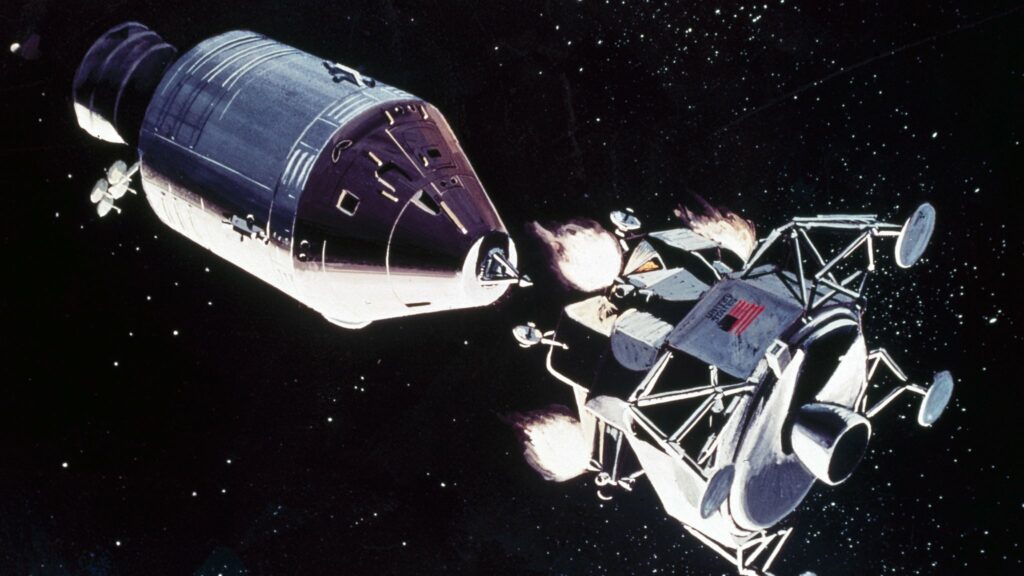 Стикування місячного та командного модулів Apollo-10