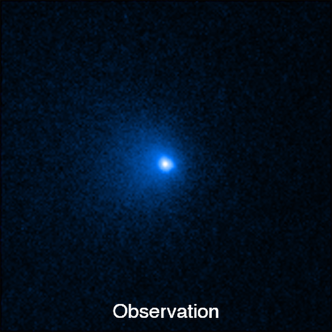 Hubble determined the size of the largest comet in history