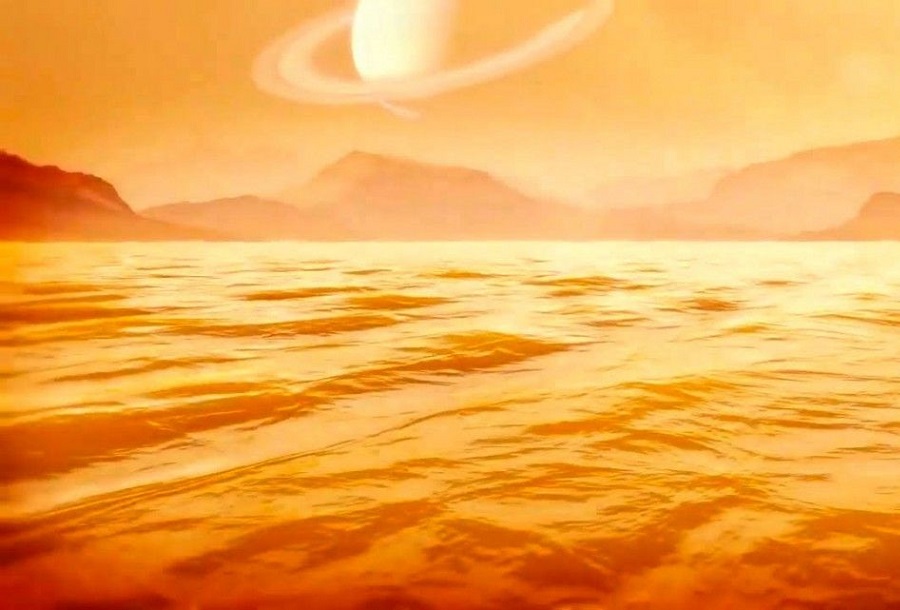 Ландшафты на Титане в воображении художника