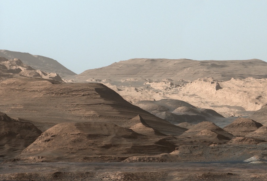 Гора Шарп в Марсе.