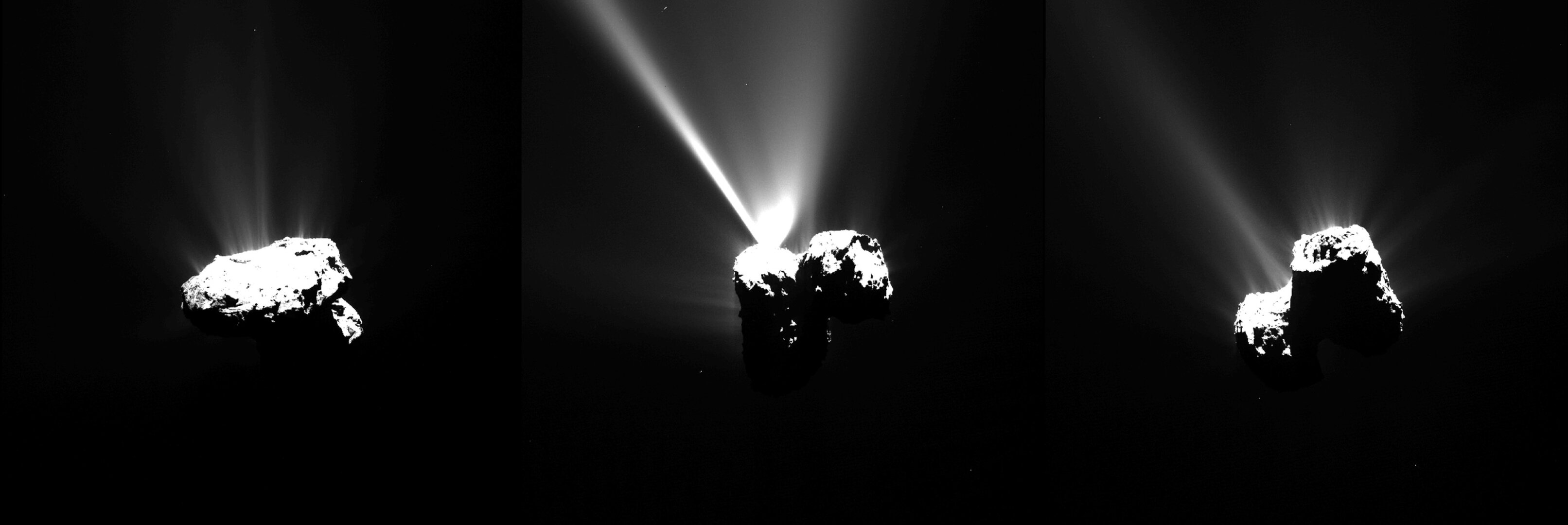Фотографии Rosetta кометы 67P