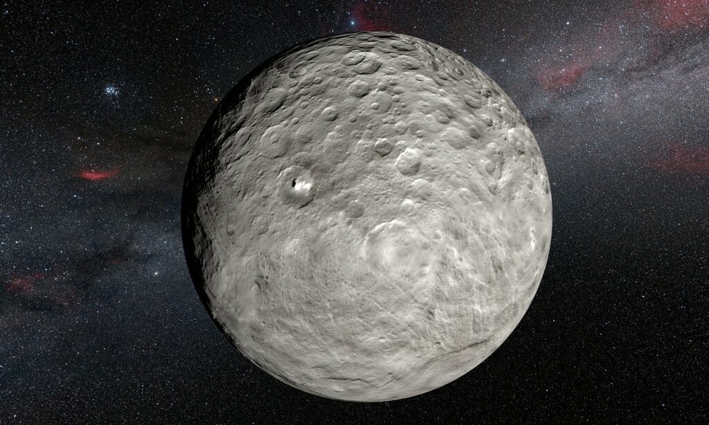 Самое большое тело пояса астероидов Церера