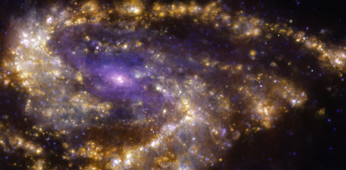 Спиральная галактика NGC 3627