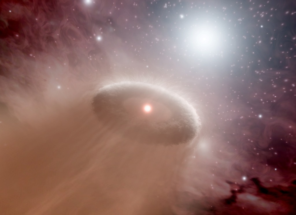 Протопланетные диски прячутся в туманности