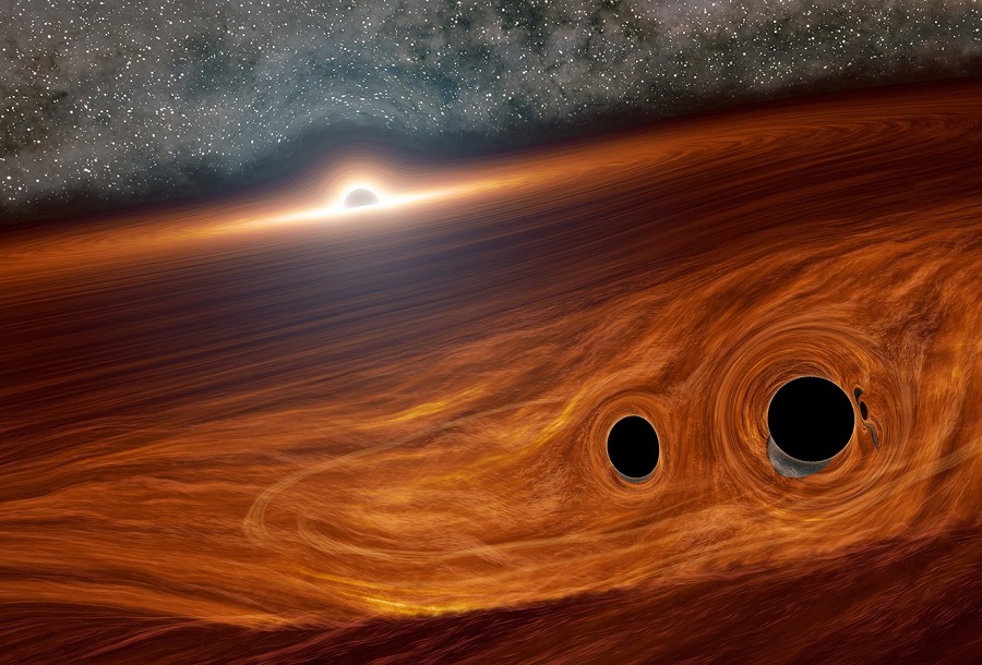 Черная дыра: что-то в аккреционном диске изменило магнитное поле