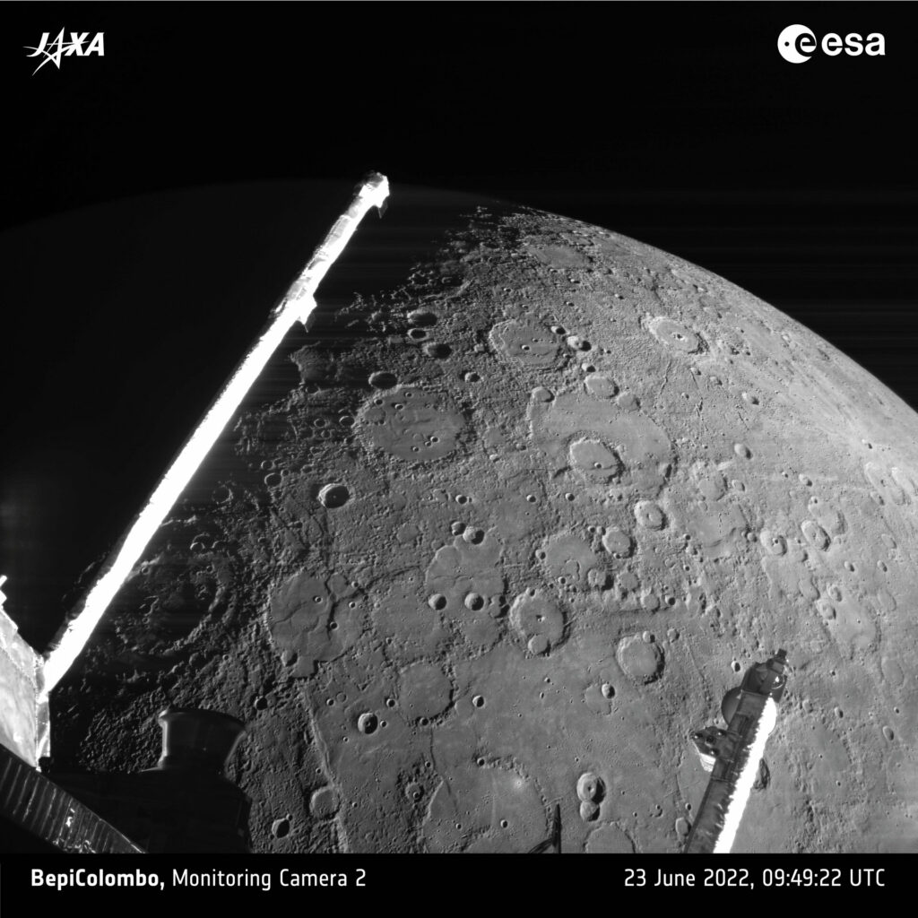 Фото дня: Меркурій очима BepiColombo