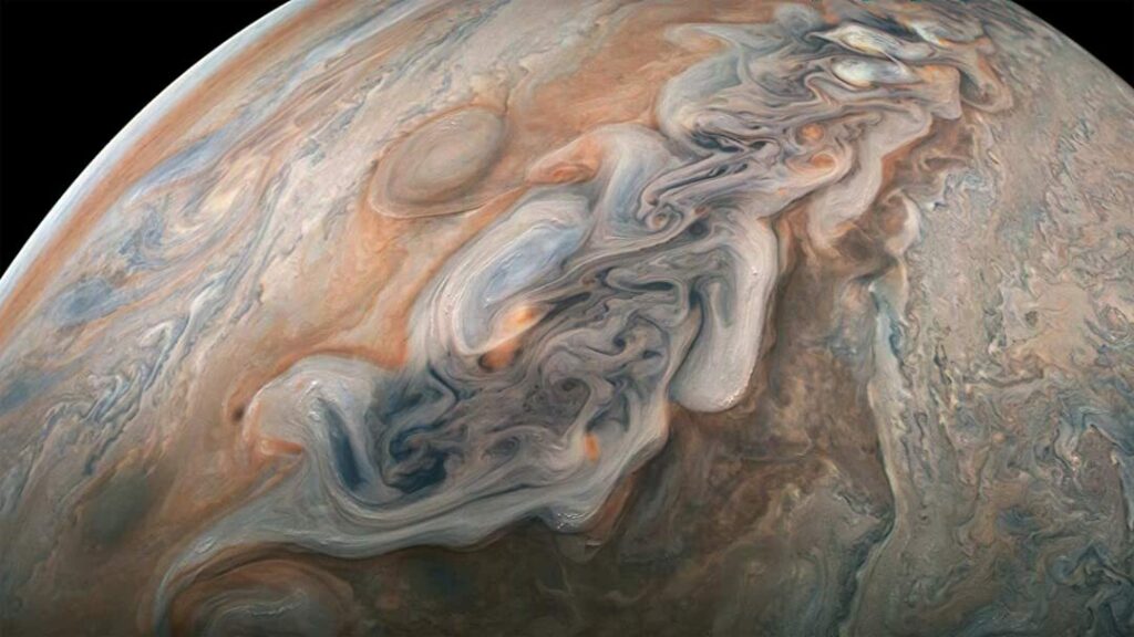 Молодой Юпитер глотал планетозималии.