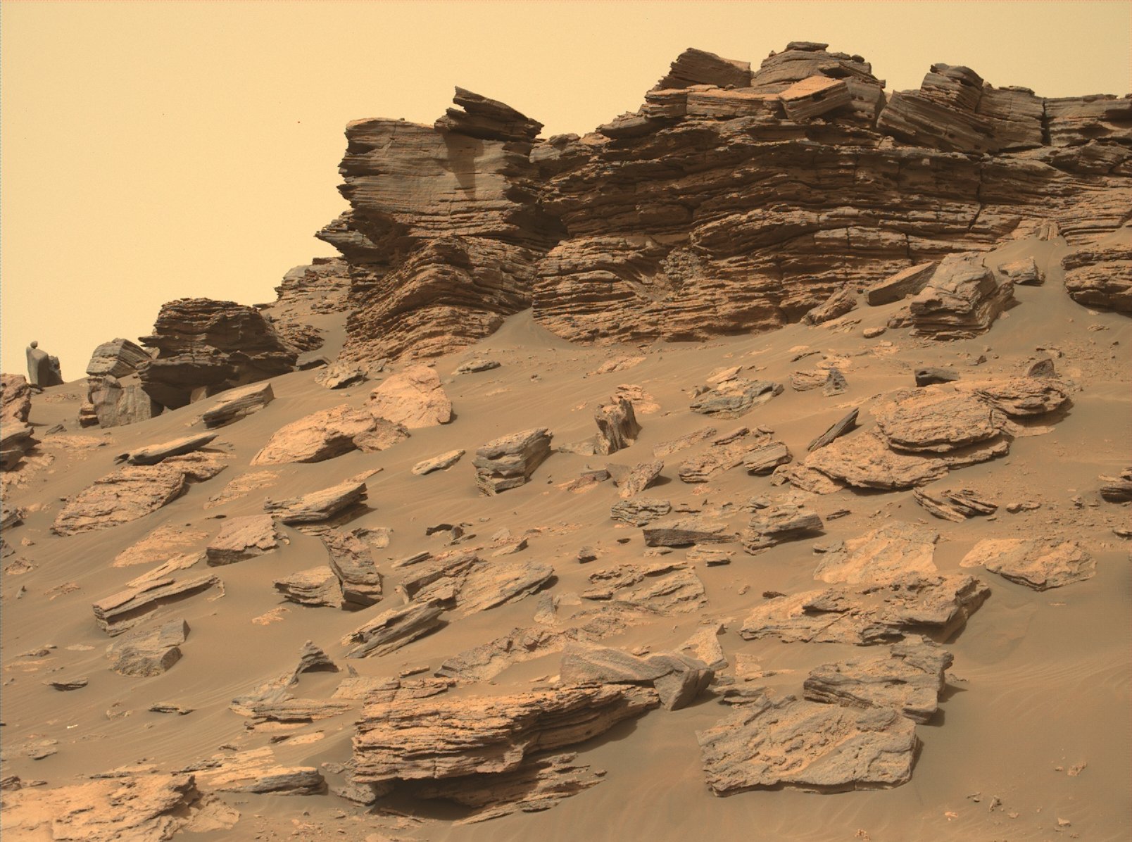 Скалы на Марсе