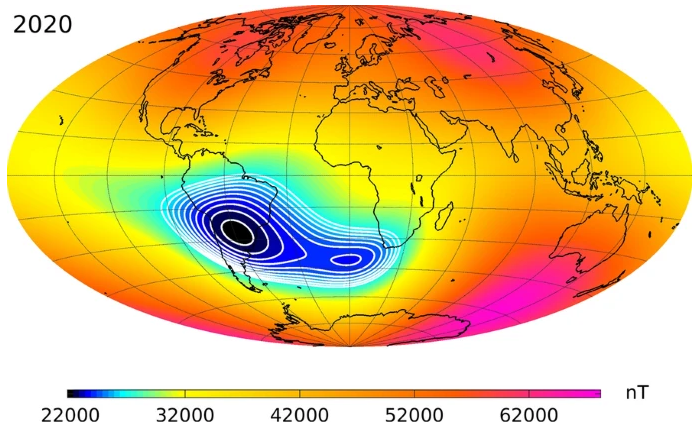 Південноатлантична аномалія магнітного поля
