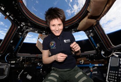 Саманта Кристофоретти на борту Международной космической станции