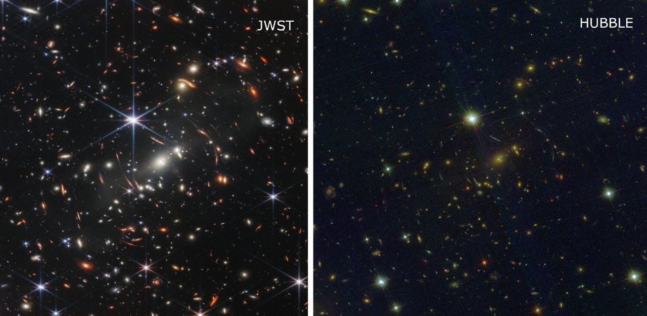 Hubble vs JWST