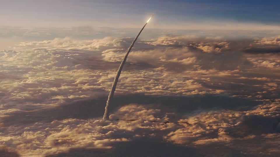 SpaceX published an impressive video of the Falcon 9 flying above the clouds