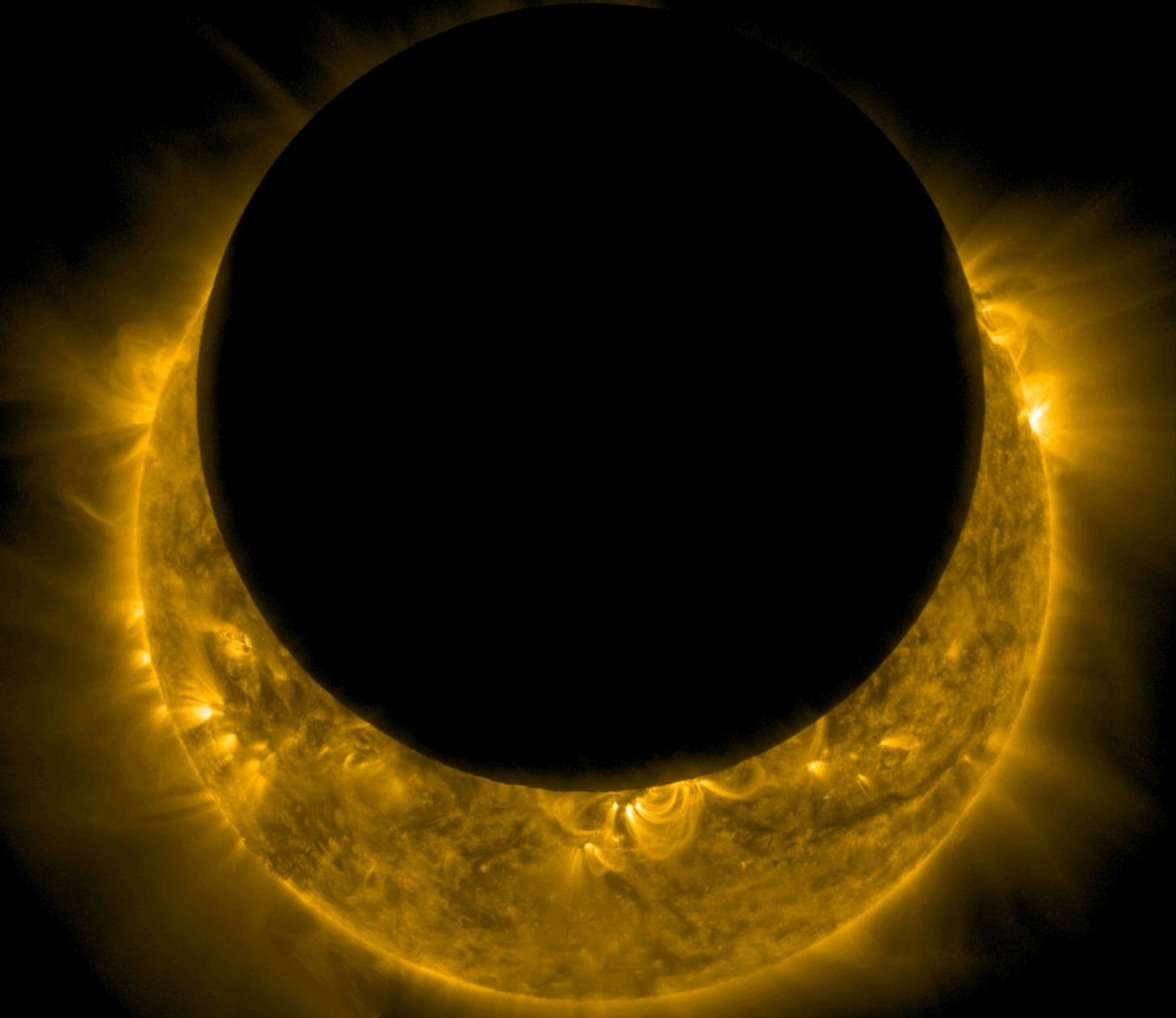 NASA’s solar mission witnessed a stunning solar eclipse in space