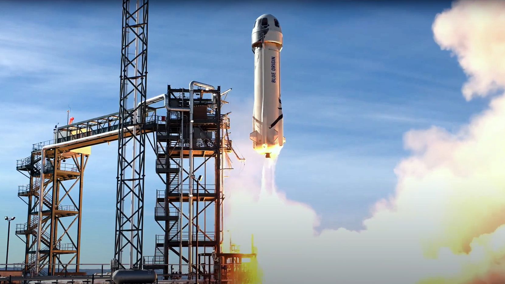 Полет Blue Origin New Shepard