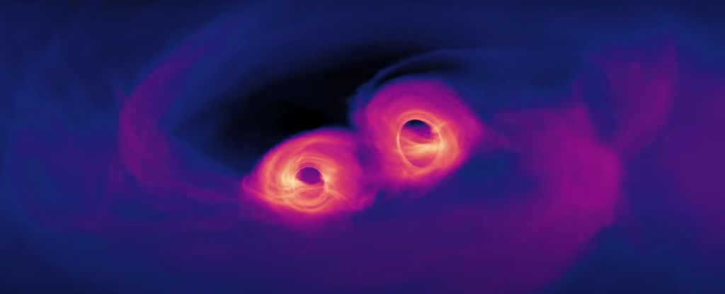 Злиття надмасивних чорних дір