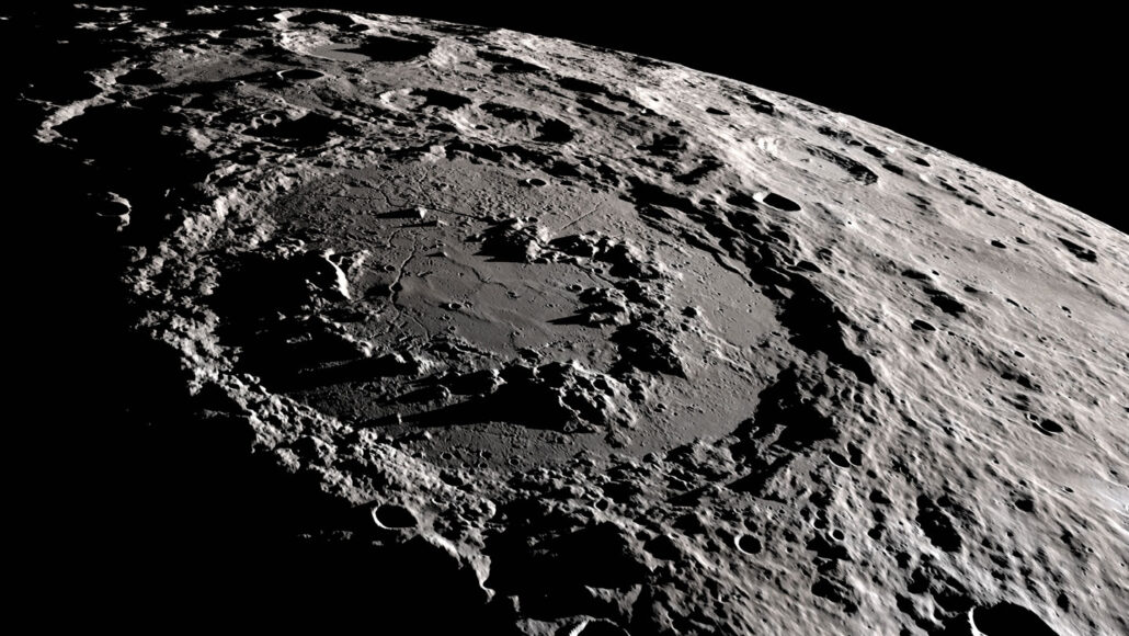 Small collisions with asteroids shifted the poles of the Moon