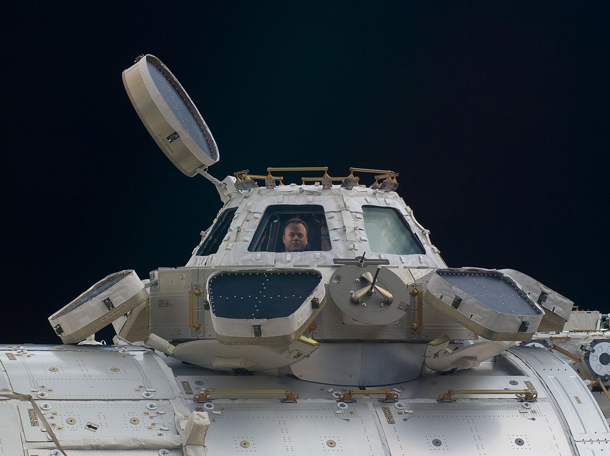 Модуль Cupola, вид ззовні МКС