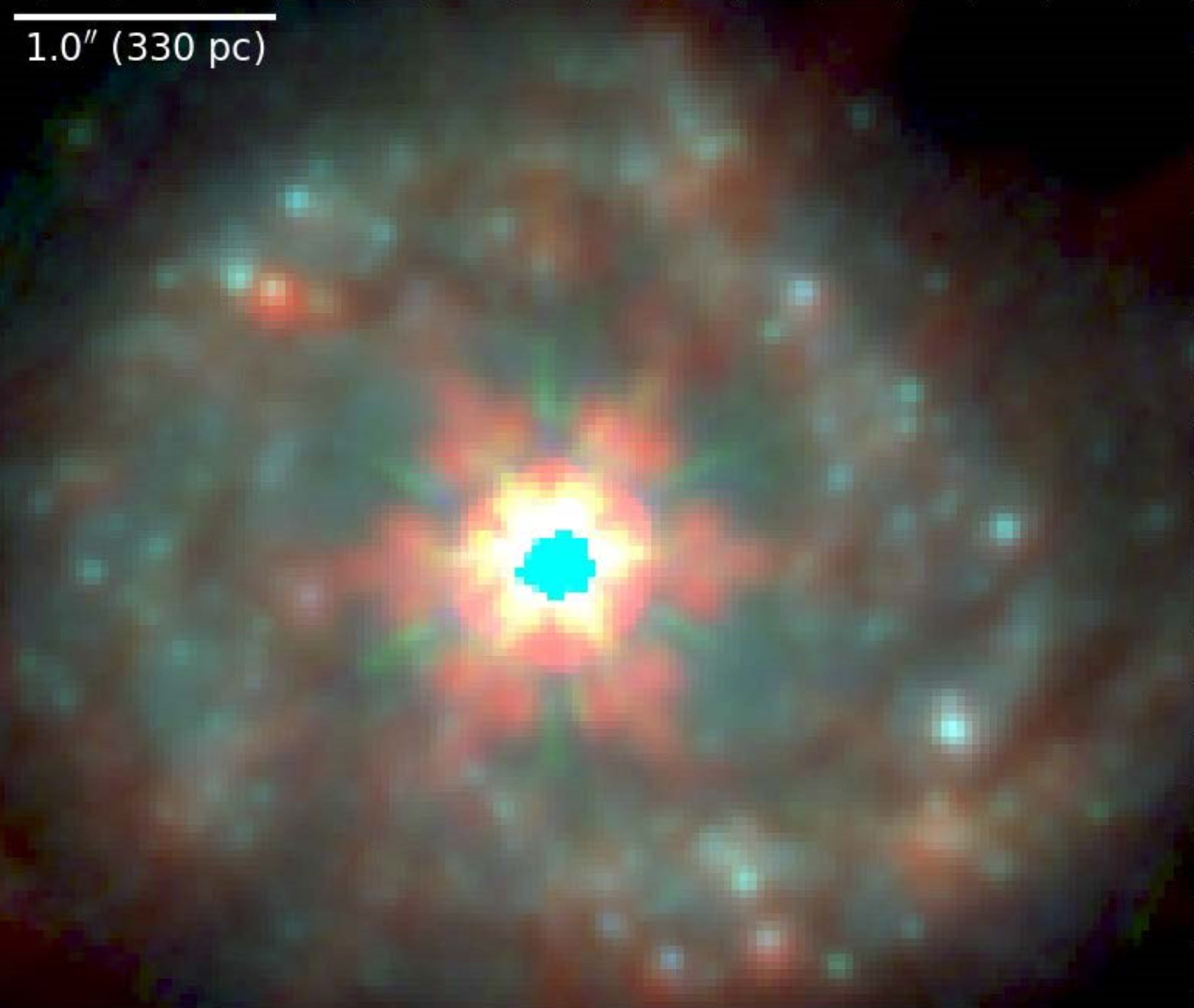 Активное ядро в спиральной галактике NGC 7469