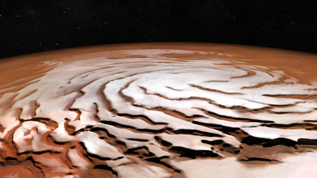  Полярная шапка Марса