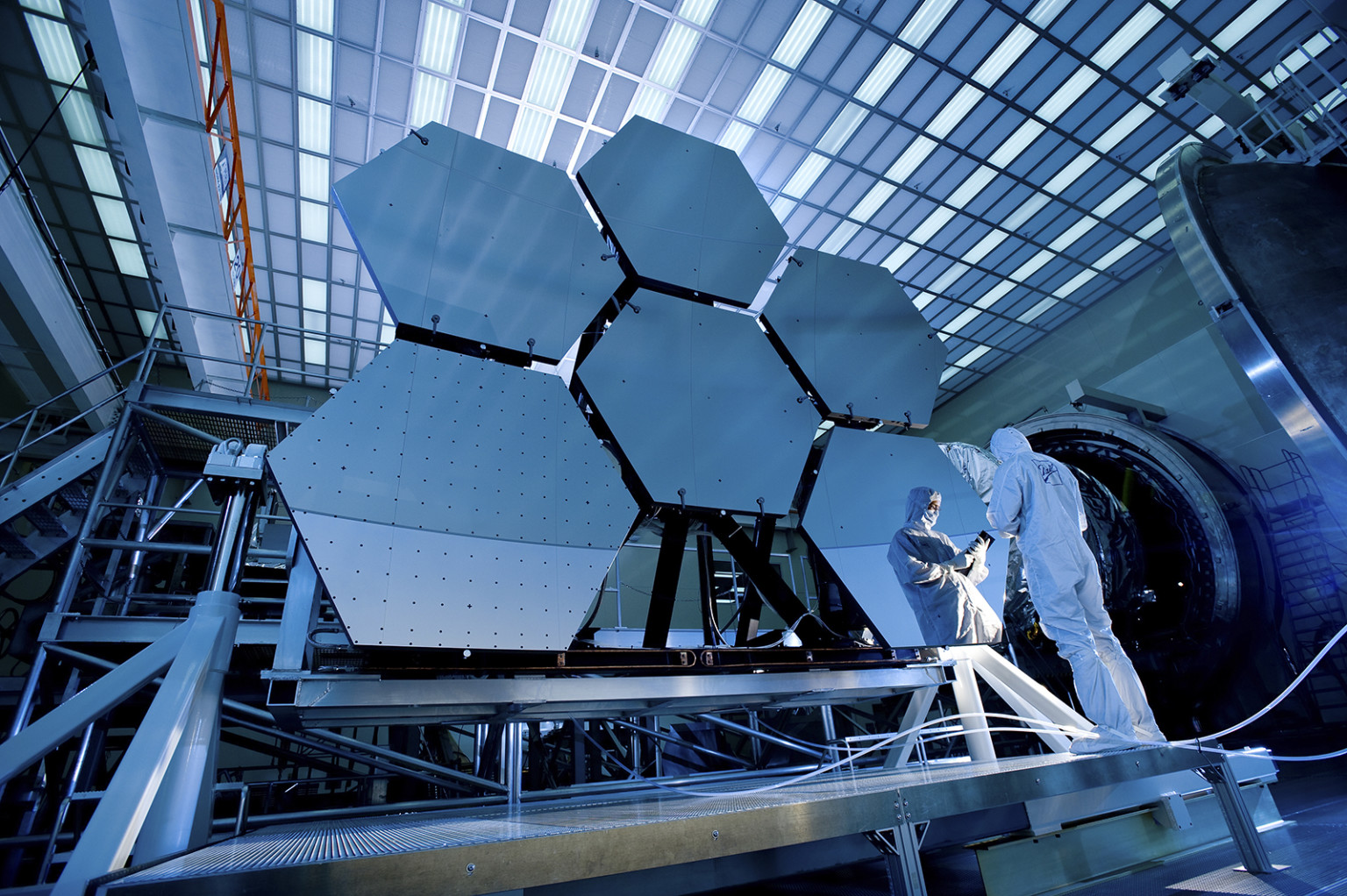 Тестирование зеркал космического телескопа James Webb