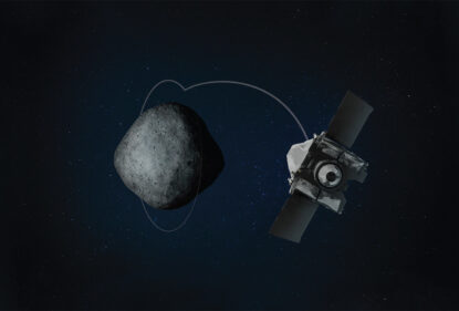 OSIRIS-REx возле астероида Бенну
