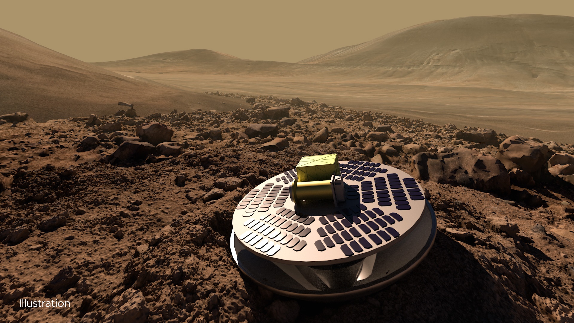 Посадковий апарат SHIELD буде вдарятись об поверхню Марсу на швидкості 177 км/год