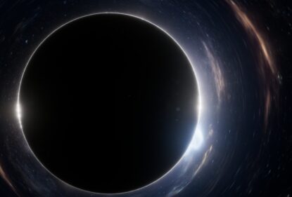 Чорна діра. Ілюстрація: BBC