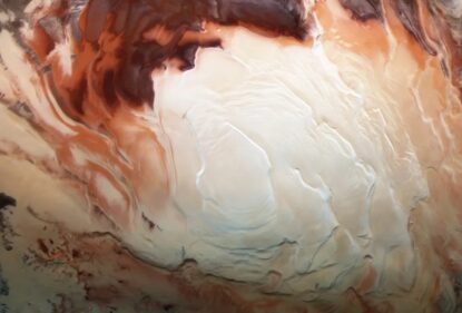 Холодний південний полюс Марса