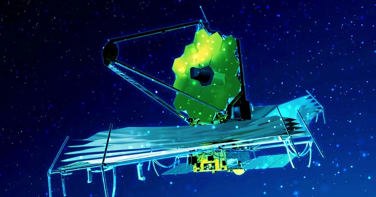 Ілюстрація космічного телескопу James Webb