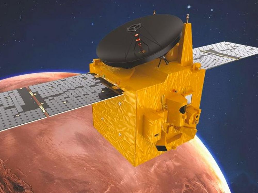 Аппарат "Аль-Амаль" на орбите Марса